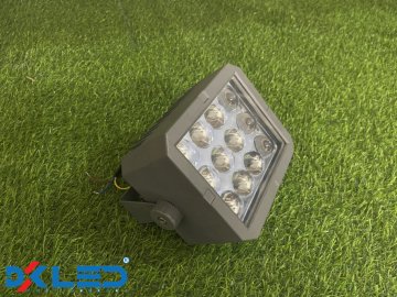 Đèn chiếu điểm vuông xám 24w